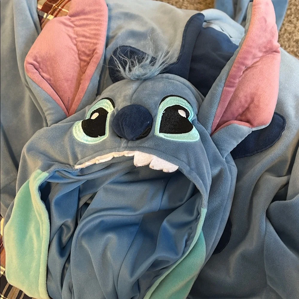 Kids Stitch Lilo & Stitch Disney Costume with Hood Size Large - Picture 8 of 8
